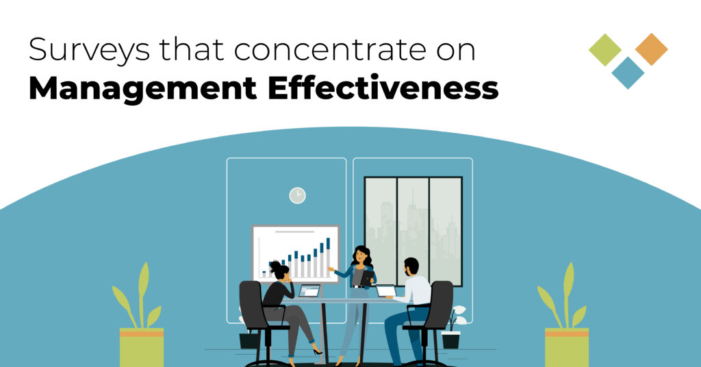 Surveys that concentrate on Management Effectiveness